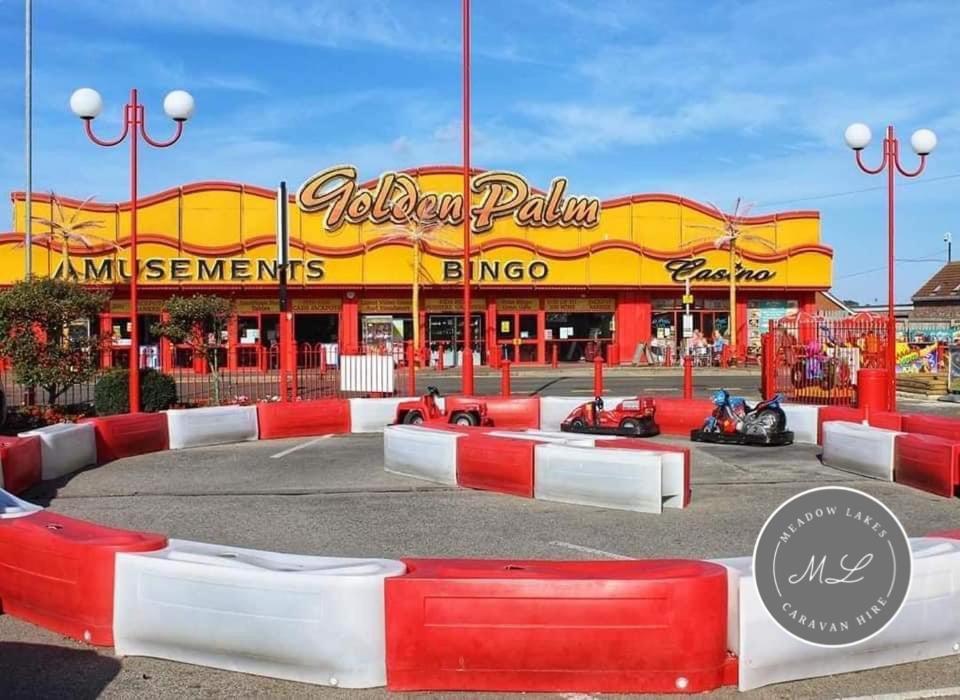 Meadow Lakes 22 - Golden Palm, Pet Friendly, Wifi, Bed Linen - Meadow Lakes Caravan & Lodge Hire Skegness Exteriör bild